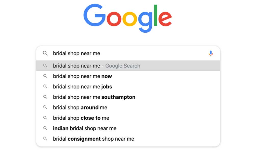 Bridal Shop Website Design