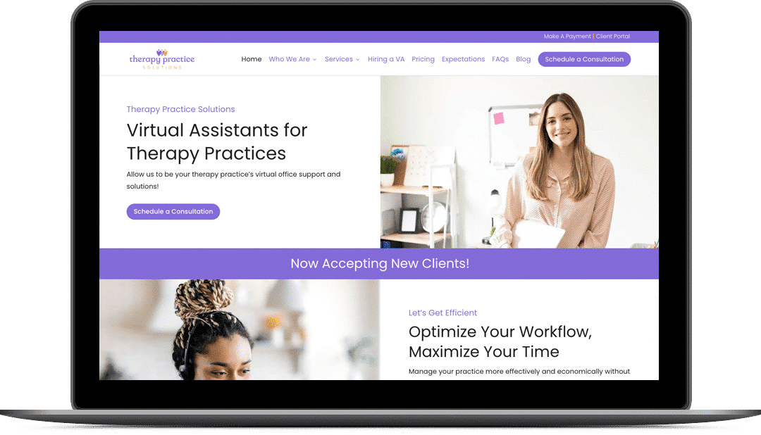 website-desiogn-therapy-practice-solutions